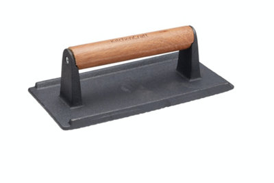 Kitchencraft Cast Iron Grill Press from B&Q