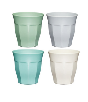 Colourworks Classics Set Of Four Melamine Tumblers from B&Q