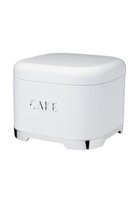 Kitchencraft Steel Bakeware Biscuit Tin Storage Cake White Vintage Jar Kitchen from B&Q