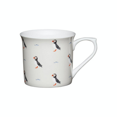 Kitchencraft Fluted Fine Bone China Puffin Mug from B&Q