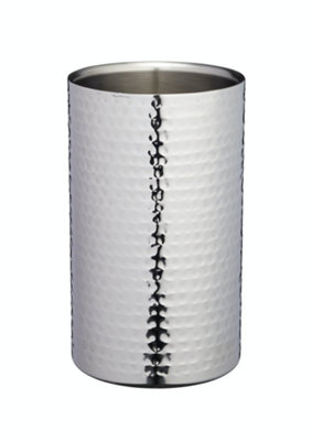 Barcraft Stainless Steel Hammered Wine Cooler