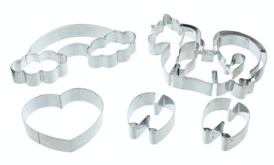 KitchenCraft Sweetly Does It 3D Unicorn Cookie Cutters from B&Q