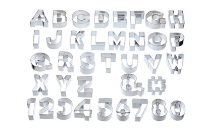 Kitchencraft  Grey Sweetly Does It Alphabet Cookie Cutter Set in Size 35 pc, Sports Direct - Image 5