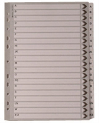 White Box Whitebox A4 A-Z Mylar IndexWhite from B&Q