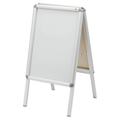 Nobo Premium Plus A2 A-Board Sign Holder With Snap Frame from B&Q