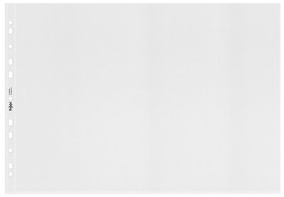 B&Q -  Ecodesk A3 Landscape Punched PocketsPack Of 30100% RecyclableClear