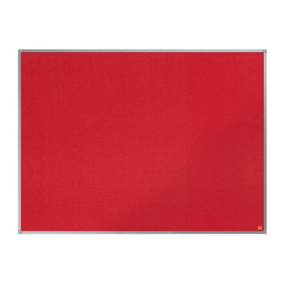 Nobo Essence Red Felt Notice Board 1200X900mm from B&Q