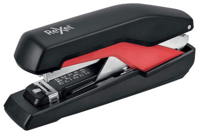 Rexel Supreme Omnipress Heavy Duty Flat Clinch Stapler So60 2115680 Low Force Full Strip Black, Red 60 Sheets Omnipress 60 Metal, Plastic - Image 8
