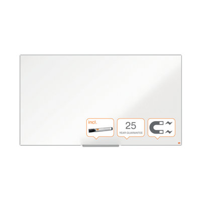 Nobo Impression Pro Widescreen Steel Magnetic Whiteboard 1220 X from B&Q