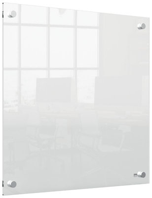Nobo Transparent Acrylic Wall Mounted Mini Whiteboard 450X450mm from B&Q