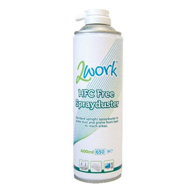 2Work Hfc-Free Flammable Sprayduster400 Ml from B&Q