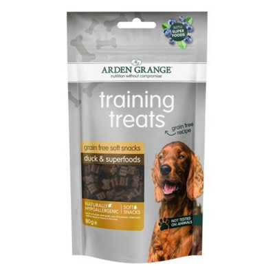 Arden Grange Ag Training Treats Gf With Fresh Duck & Superfoods 80G (Pack Of 10) from B&Q