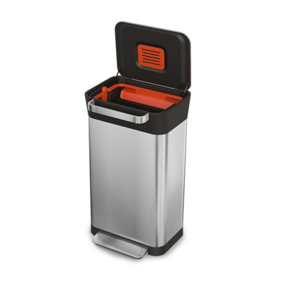 Joseph Joseph Titan 30L Stainless-Steel Trash Compactor