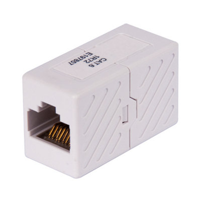 Slx 2 X Rj45 Ethernet Cable Coupler from B&Q