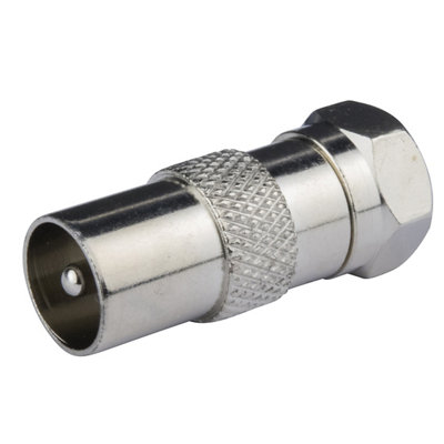 Slx F Plug To Coaxial Plug Adaptor 10mm from B&Q