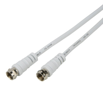 Slx White Satellite Cable5M from B&Q