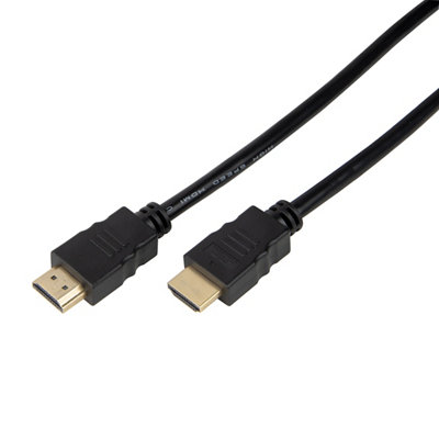 Slx Nickel-Plated Black Hdmi Cable1M from B&Q