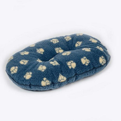 Danish Design Blue Fleece Harbour Paw Quilted Mattress (21") Small