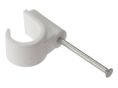 B&Q -  Forge Pipe Clip Nail In 22mm Bag Of 100