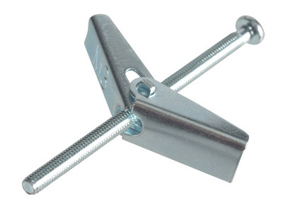Forgefix Fptog350 Plasterboard Spring Toggle Zp M3 X 50mm Forgepack 8 Forfptog350 from B&Q