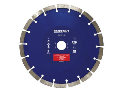Edgepoint Edgdbgp10230 Gp10230 General-Purpose Diamond Blade 230mm Edgdbgp10230 from B&Q