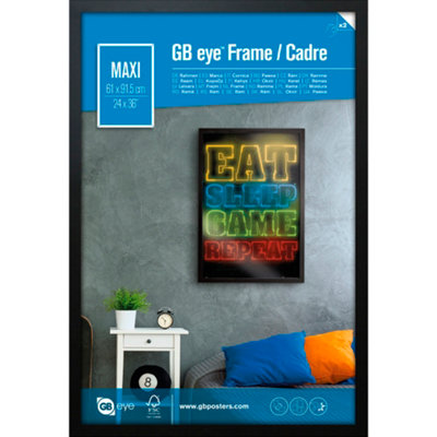 Gb Eye Contemporary Wooden Black Picture FrameMaxi61 X 91.5Cm from B&Q