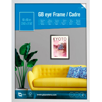 Gb Eye Contemporary Wooden White Picture Frame60 X 80Cm from B&Q