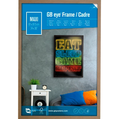 Gb Eye Contemporary Wooden Oak Picture FrameMaxi61 X 91.5Cm from B&Q