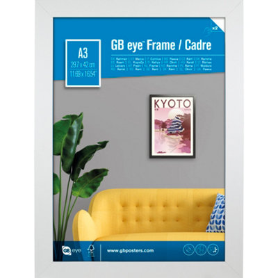 Gb Eye Contemporary Wooden White Picture FrameA329.7 X 42Cm from B&Q
