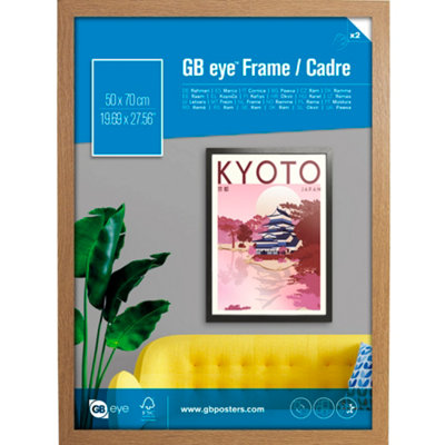 Gb Eye Contemporary Wooden Oak Picture Frame50 X 70Cm from B&Q