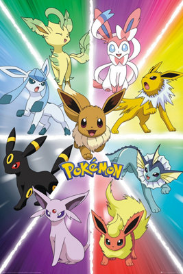 GB Eye Pokémon Eevee Evolution 61 X 91.5Cm Maxi Poster from B&Q