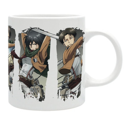 Abystyle Attack On Titan Character Montage 320Ml Ceramic Mug from B&Q