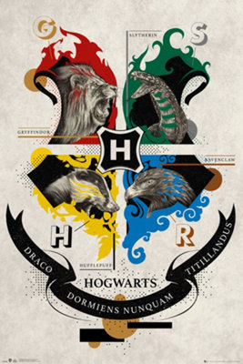 GB Eye Harry Potter Animal Crest   61 X 91.5Cm Maxi Poster from B&Q