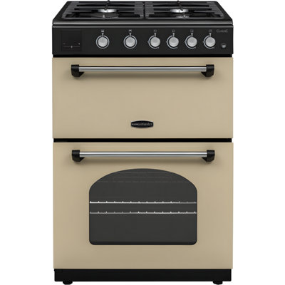 B&Q -  Cla60Ngfcr/cCream Double Oven Gas Cooker4 ZonesA+ Energy Rating