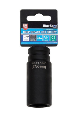 BlueSpot Tools Blue Spot ToolsDeep Impact Hex Socket 23mm 1/2In Drive from B&Q