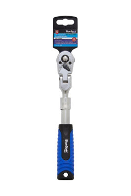 BlueSpot Tools Blue Spot Tools3/8" Telescopic Flexible Ratchet (250-350mm) (72 Teeth) from B&Q