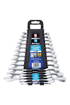 BlueSpot Tools Blue Spot Tools18-Piece Metric Spanner Set (6-19mm)