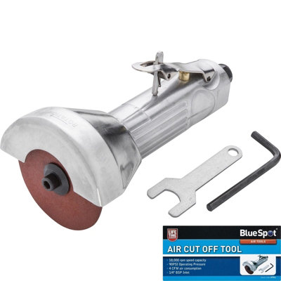 BlueSpot Tools Bluespot Air Cut-Off Tool Cutter Grinder Straight Cut Off Saw 75mm 3" from B&Q