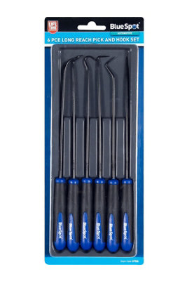 BlueSpot Tools Blue Spot Tools6 Pce Long Reach Pick And Hook Set from B&Q