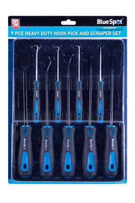 BlueSpot Tools Blue Spot Tools9Pce Heavy Duty Hook Pick And Scraper Set from B&Q