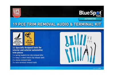 B&Q -  Blue Spot Tools 19Pc Trim Removal Audio & Terminal Kit