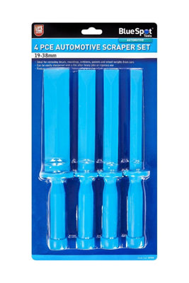 BlueSpot Tools Blue Spot Tools4-Piece Abs Plastic Car Scraper Set (19-38mm) from B&Q