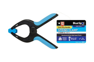 BlueSpot Tools Blue Spot Tools115mm Spring Clamp from B&Q