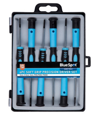 BlueSpot Tools Blue Spot Tools6 Pce Precision Screwdriver Set from B&Q