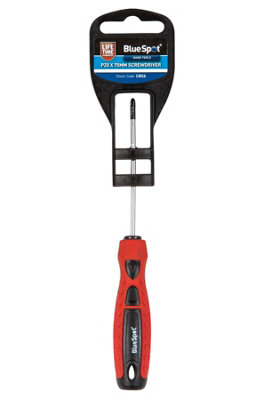 BlueSpot Tools Blue Spot ToolsPz 0 X 75mm Screwdriver from B&Q