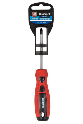 BlueSpot Tools Blue Spot ToolsPz 1 X 75mm Screwdriver from B&Q