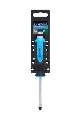 BlueSpot Tools Blue Spot ToolsSlotted Hex Bolster Screwdriver 5mm X 75mm from B&Q