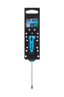 BlueSpot Tools Blue Spot ToolsPhillips Hex Bolster Screwdriver Ph0 X 75mm from B&Q