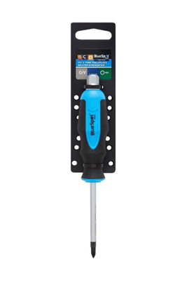 BlueSpot Tools Blue Spot ToolsPhillips Hex Bolster Screwdriver Ph1 X 75mm from B&Q