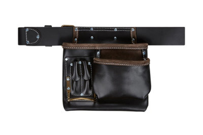 BlueSpot Tools Blue Spot ToolsDeluxe Oil Tanned Single Tool Belt from B&Q